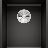 blanco subline 320 u 525983 keukenspoelbak silgranit zwart onderbouw 1