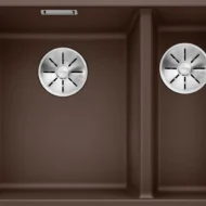 blanco subline 340 160 f 523573 anderhalve keukenspoelbak silgranit vulkaangrijs vlakbouw 1