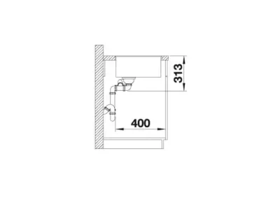 blanco subline 340 160 f 527161 anderhalve keukenspoelbak silgranit zacht wit vlakbouw 6