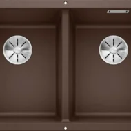 blanco subline 350 350 u 523583 dubbele keukenspoelbak silgranit cafe onderbouw 1