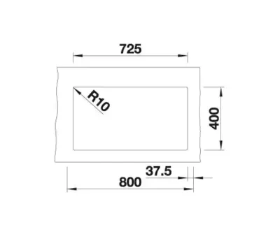 blanco subline 350 350 u 527164 dubbele keukenspoelbak silgranit zacht wit onderbouw 5