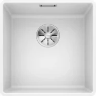 blanco subline 400 f 523497 enkele keukenspoelbak silgranit wit vlakbouw 1