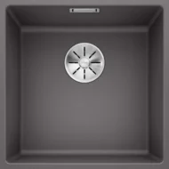 blanco subline 400 u 523423 keukenspoelbak silgranit rotsgrijs onderbouw 1