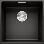 blanco subline 400 u 525990 keukenspoelbak silgranit zwart onderbouw 1