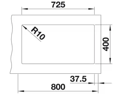 blanco subline 430 270 u 523160 silgranit cafe dubbele keukenspoelbak onderbouw 4