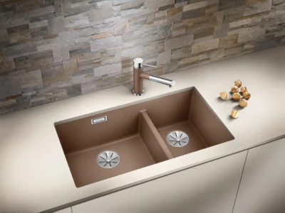 blanco subline 430 270 u 525991 silgranit zwart dubbele keukenspoelbak onderbouw 2