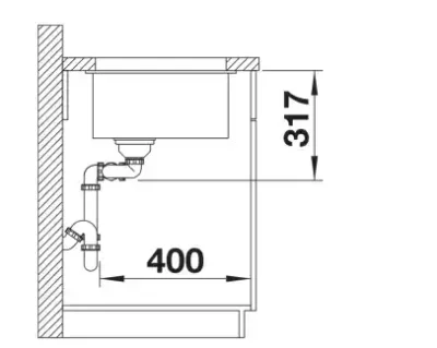 blanco subline 430 270 u 527167 silgranit zacht wit dubbele keukenspoelbak onderbouw 6