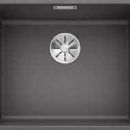 blanco subline 500 f 523533 enkele keukenspoelbak silgranit rotsgrijs vlakbouw 1