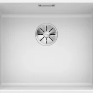 blanco subline 500 f 523535 enkele keukenspoelbak silgranit wit vlakbouw 1