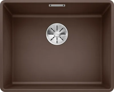 blanco subline 500 f 523537 enkele keukenspoelbak silgranit cafe vlakbouw 1