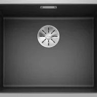 blanco subline 500 if steelframe 524107 enkele keukenspoelbak silgranit antraciet vlakbouw of opbouw 1