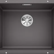 blanco subline 500 u 523433 keukenspoelbak silgranit rotsgrijs onderbouw 1