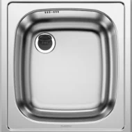 blanco top ee 4 x 4 501065 enkele keukenspoelbak rvs zijdeglans opbouw onderbouw 1