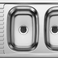 blanco top ezs 500847 anderhalve keukenspoelbak rvs omkeerbaar opbouw 1