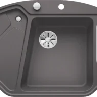 blanco zenar xl 6 s compact 523761 tartufo keukenspoelbak silgranit inclusief snijplank onderbouw of opbouw excenter 1