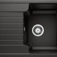 blanco zia 40 s 526006 keukenspoelbak silgranit zwart omkeerbaar opbouw 1