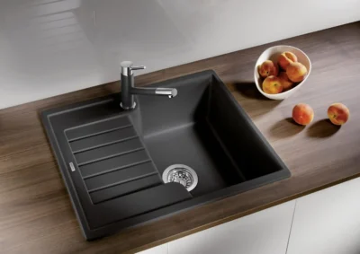 blanco zia 40 s 526006 keukenspoelbak silgranit zwart omkeerbaar opbouw 2