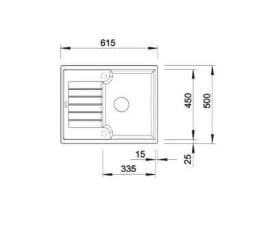 blanco zia 40 s 527195 keukenspoelbak silgranit zacht wit omkeerbaar opbouw 3