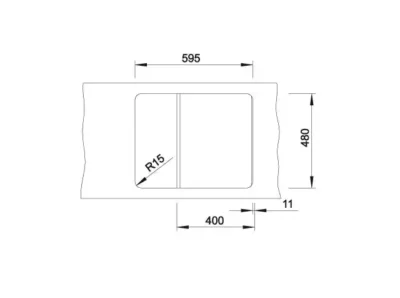 blanco zia 40 s 527378 keukenspoelbak silgranit vulkaangrijs omkeerbaar opbouw 4