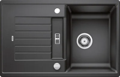 blanco zia 45 s 514724 enkele keukenspoelbak silgranit antraciet omkeerbaar opbouw excenter 1