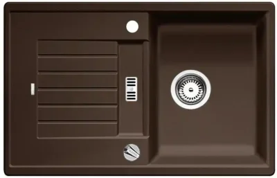 blanco zia 45 s 515069 enkele keukenspoelbak silgranit cafe omkeerbaar opbouw excenter 1