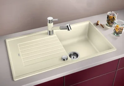 blanco zia 5 s 526015 keukenspoelbak silgranit zwart omkeerbaar opbouw excenter 2