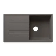 blanco zia 5 s 527386 keukenspoelbak silgranit vulkaangrijs omkeerbaar opbouw excenter 1