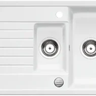 blanco zia 6 s 514734 keukenspoelbak silgranit wit omkeerbaar opbouw excenter 1