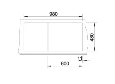 blanco zia 6 s 527389 keukenspoelbak silgranit vulkaangrijs omkeerbaar opbouw excenter 4