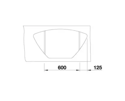 blanco zia 9 e 527394 enkele keukenspoelbak silgranit vulkaangrijs opbouw excenter 4
