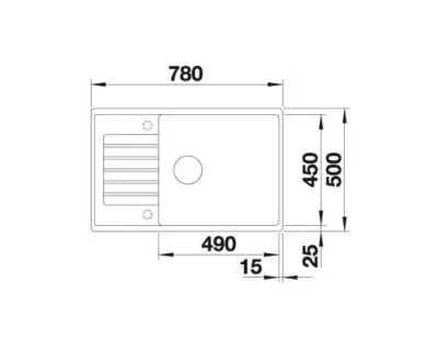 blanco zia xl 6 s compact 527231 keukenspoelbak silgranit zacht wit omkeerbaar opbouw excenter 3