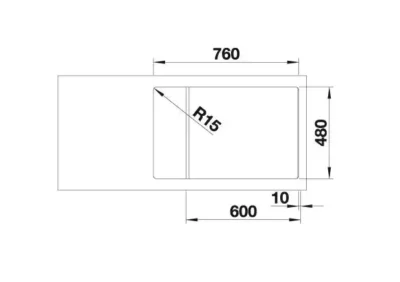 blanco zia xl 6 s compact 527231 keukenspoelbak silgranit zacht wit omkeerbaar opbouw excenter 4