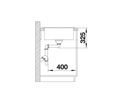 blanco zia xl 6 s compact 527231 keukenspoelbak silgranit zacht wit omkeerbaar opbouw excenter 6