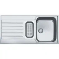 franke argos 251 agx 127.0380.391 anderhalve keukenspoelbak rvs omkeerbaar vlakbouw of opbouw 1270380391 excenter 1