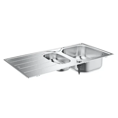grohe k200 keukenspoelbak opbouw rvs gesatineerd 31564sd1 excenter 1