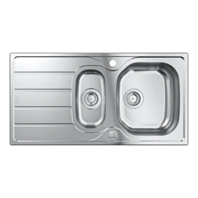 grohe k200 keukenspoelbak opbouw rvs gesatineerd 31564sd1 excenter 2