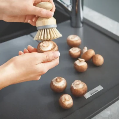 grohe k400 keukenspoelbak composiet opbouw graniet zwart 31639ap0 excenter 2