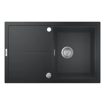 grohe k400 keukenspoelbak composiet opbouw graniet zwart 31639ap0 excenter 4