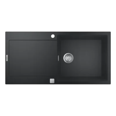 grohe k500 keukenspoelbak composiet opbouw graniet zwart 31645ap0 excenter 4