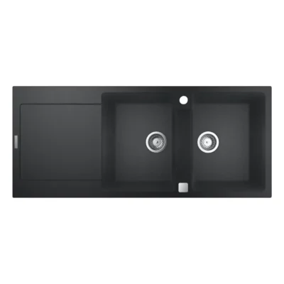 grohe k500 keukenspoelbak composiet opbouw graniet zwart 31647ap0 excenter 4