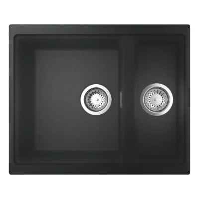 grohe k500 keukenspoelbak composiet opbouw onderbouw graniet zwart 31648ap0 4