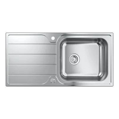 grohe k500 keukenspoelbak opbouw rvs gesatineerd 31563sd1 excenter 2