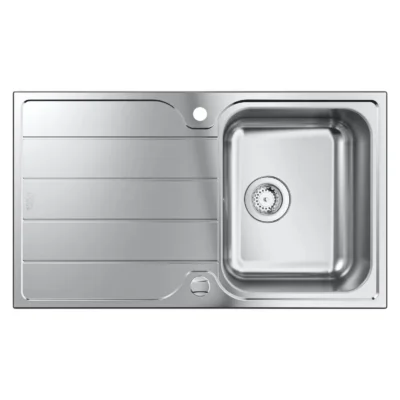 grohe k500 keukenspoelbak opbouw rvs gesatineerd 31571sd1 excenter 2