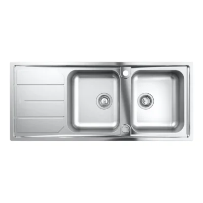 grohe k500 keukenspoelbak opbouw rvs gesatineerd 31588sd0 excenter 4
