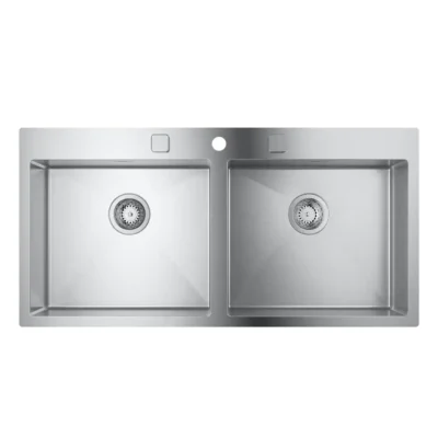 grohe k800 keukenspoelbak opbouw vlakbouw rvs gesatineerd 31585sd1 excenter 1