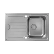 hansgrohe s44 keukenspoelbak opbouw rvs geborsteld 43364800 1