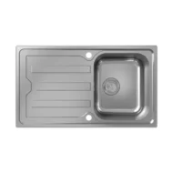 hansgrohe s44 keukenspoelbak opbouw rvs geborsteld 43365800 1