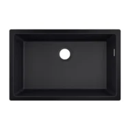 hansgrohe s51 keukenspoelbak graniet onderbouw grafiet zwart 43432170 1