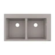 hansgrohe s51 keukenspoelbak graniet opbouw betongrijs 43316380 1