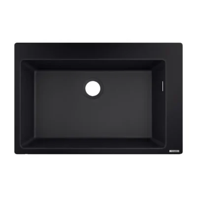 hansgrohe s51 keukenspoelbak graniet opbouw grafiet zwart 43313170 3